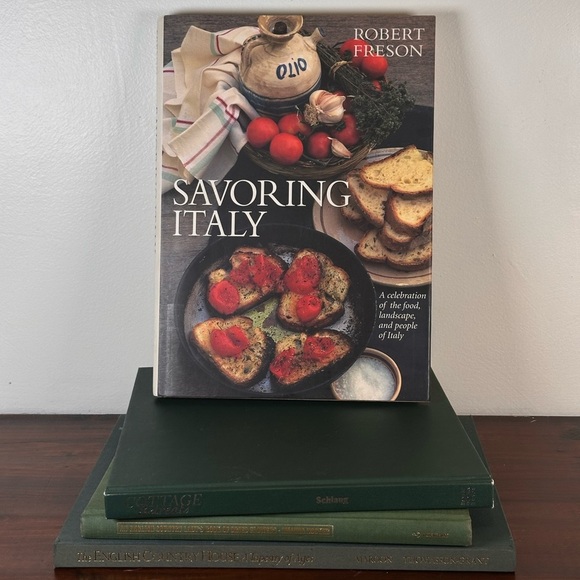 Vintage Other - Vintage Savoring Italy Cook Book 1992 Italian Coffee Table Book European